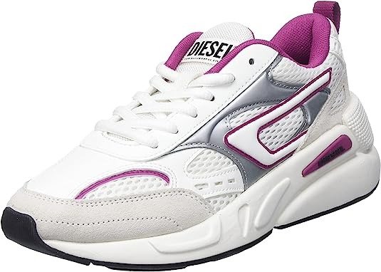 白紫拼色运动鞋