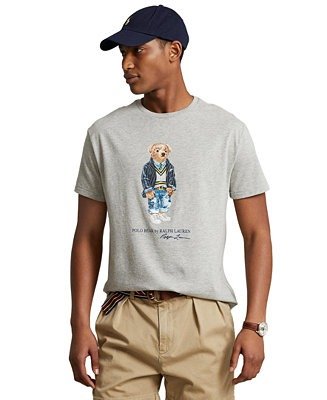 Men's Classic-Fit Polo Bear Jersey T-Shirt