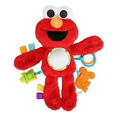 ™ Sesame Street Elmo On-The-Go Plush Stroller Toy in Red | buybuy BABY