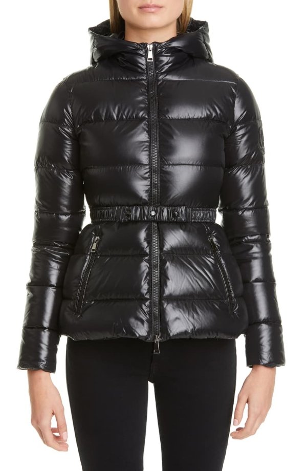 Rhin Hooded Quilted Down Puffer Jacket