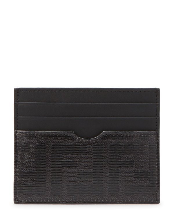 Black FF Leather Card Case
