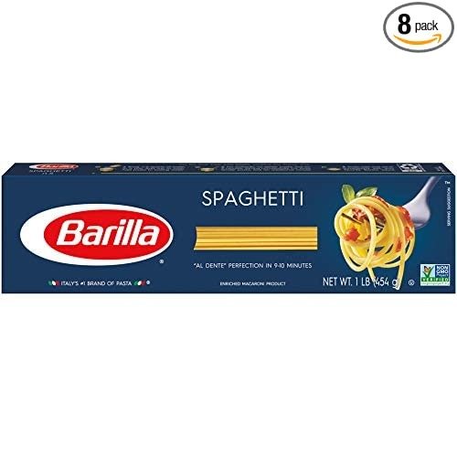Blue Box Spaghetti Pasta, 16 oz. Boxes (Pack of 8)