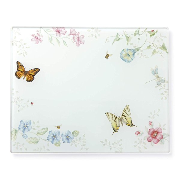 Butterfly Meadow Prep Board, Glass, Large