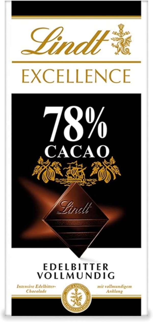 纯可可脂黑巧克力78% ，10 包