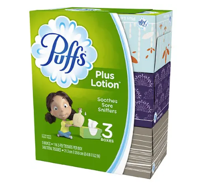 Puffs Plus Lotion Facial Tissues 116.0sheet x 3 pack
