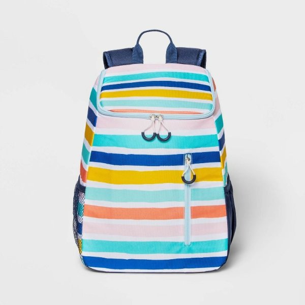 7.5qt Backpack Coolers Stripe - Sun Squad&#8482;