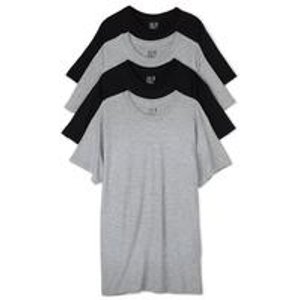 Fruit of the Loom Men's Crewneck Tee Four-Pack