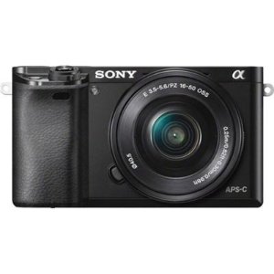 索尼Sony Alpha A6000 24.3MP 微单 带16-50mm镜头 和 55-210mm 镜头