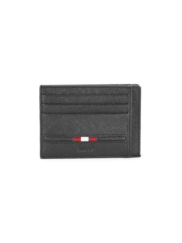 Percyll Saffiano Bi-Fold Leather Wallet