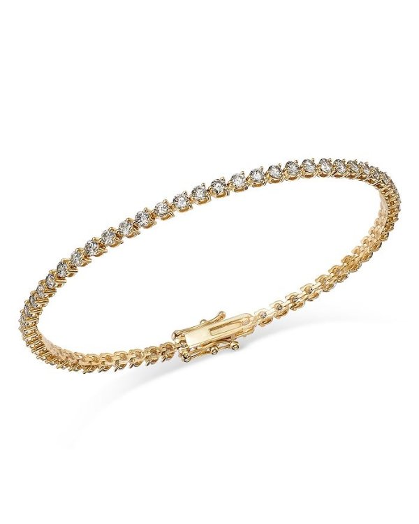 Diamond Tennis Bracelet in 14K White or Yellow Gold, 3.0 ct. t.w. - 100% Exclusive