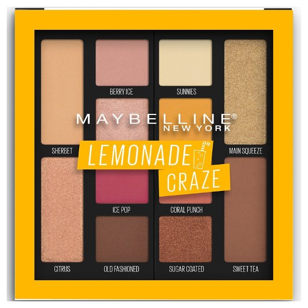 Maybelline Lemonade Craze Eyeshadow Palette,Assorted Colors