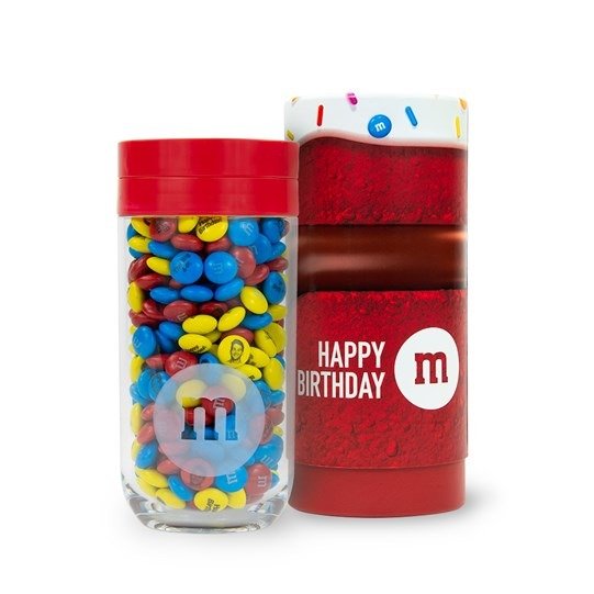 Personalizable M&M’S Gift Jar in Birthday Gift Tube | M&M’S - mms.com