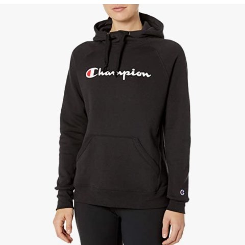 black champion hoodie script