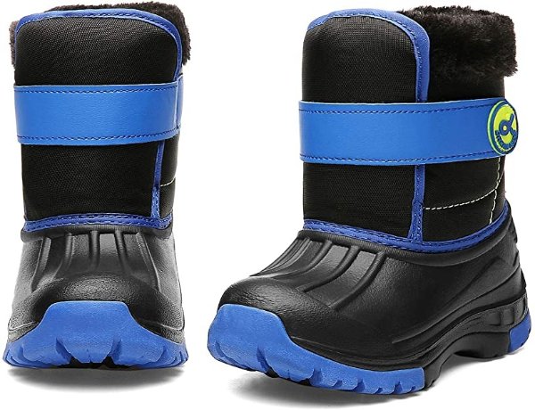 Toddler Snow Boots Boys & Girls Lightweight Waterproof Cold Weather Winter Outdoor Boots (Toddler/Little Kid)