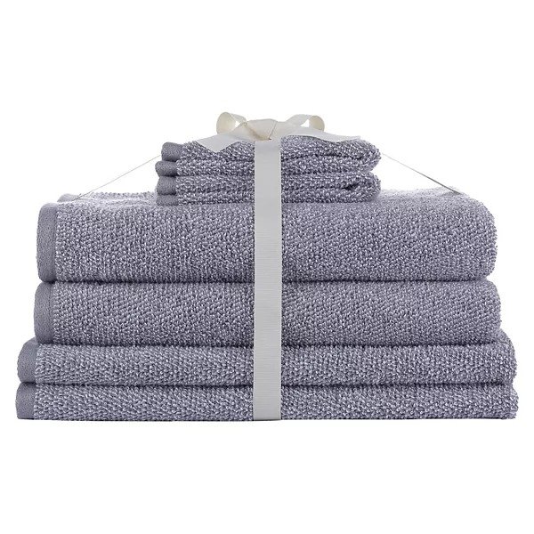 ® 6-piece Ultimate Heathered Bath Towel Set