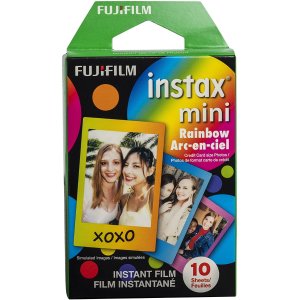 Fujifilm Instax 拍立得Mini 彩虹边框 相纸10张
