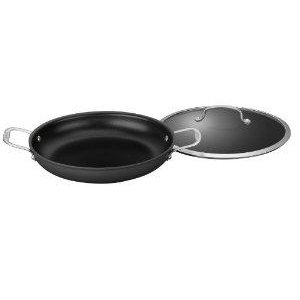 Cuisinart DSA25-30D Dishwasher Safe Hard-Anodized 12-Inch Everyday Pan with Glass Cover