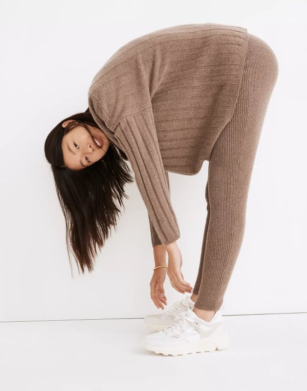 (Re)sourced Cashmere High-Rise Sweater Leggings