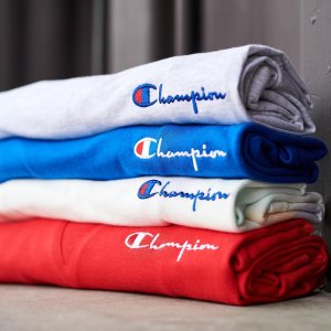 手慢无：Champion 清仓区运动服饰折上折 纯色T恤$7.5