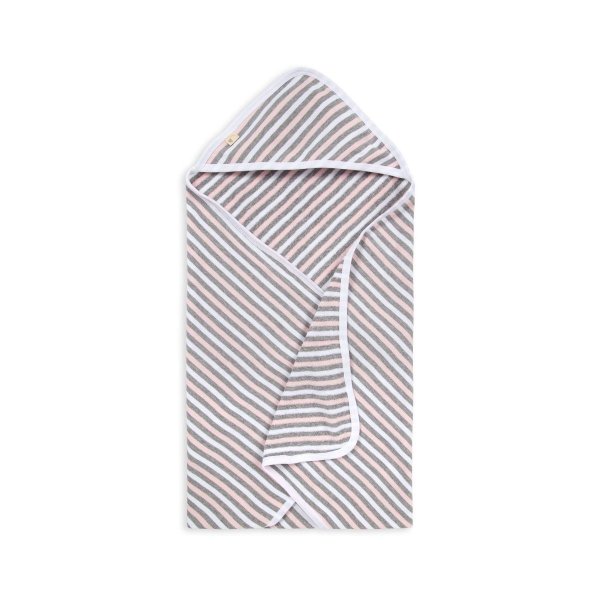 Striped Organic Baby Hooded Towel