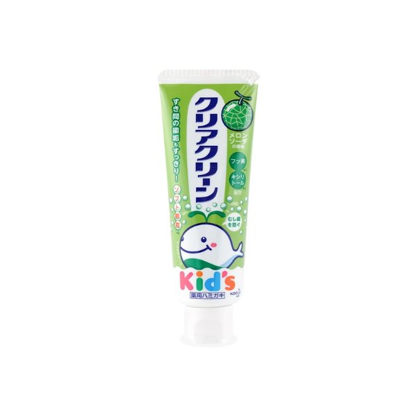日本Kao花王 Clear Clean 高清洁系列 防蛀纳米儿童牙膏 70g 哈密瓜味 - 亚米网