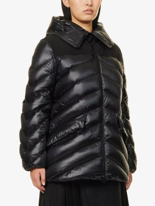 Bailletta quilted regular-fit shell-down jacket