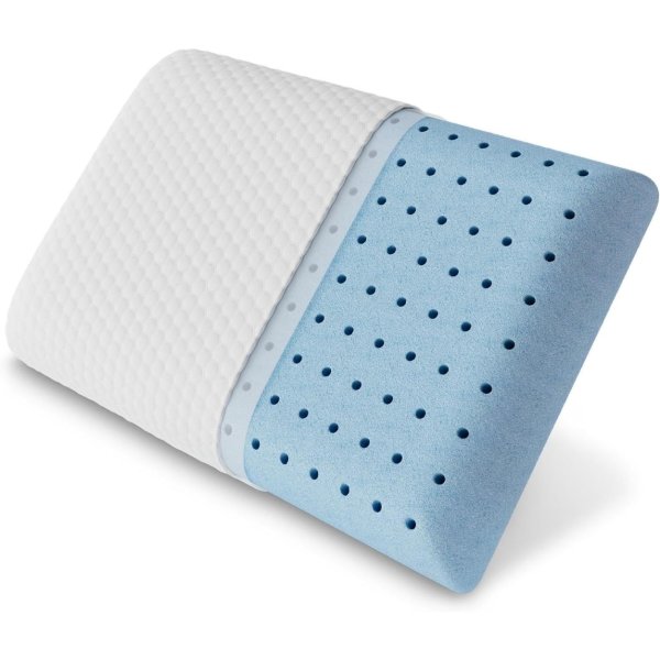 DUMOS Memory Foam Pillow, Standard Size Pillows for Sleeping