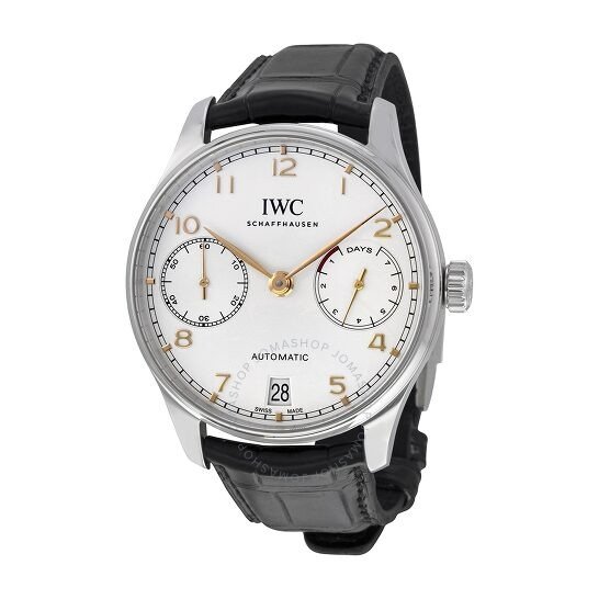 Portugieser Automatic Silver Dial Men's Watch IW500704