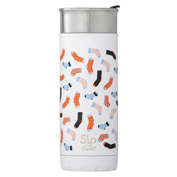 S'ip by S'well - 16.7-Oz. Thermal Cup - Black/Blue/Orange/Silver/White