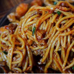 Noodle with Spicy Meet Sauce