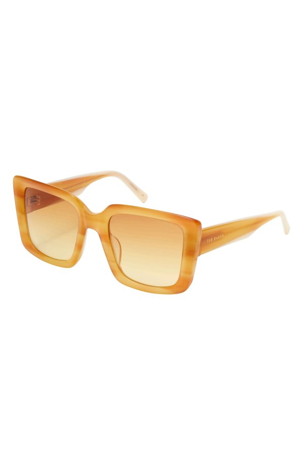 53mm Gradient Square Sunglasses