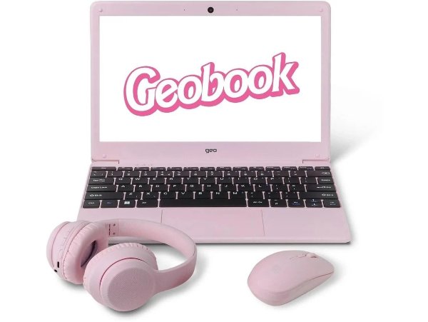 BOOK 110 粉色笔记本+耳机+鼠标套装