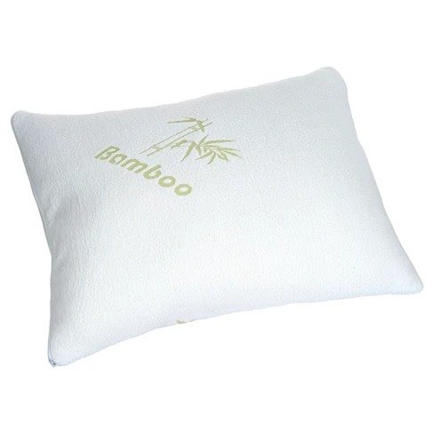 Bluestone Rayon from Bamboo Memory Foam Pillow - White