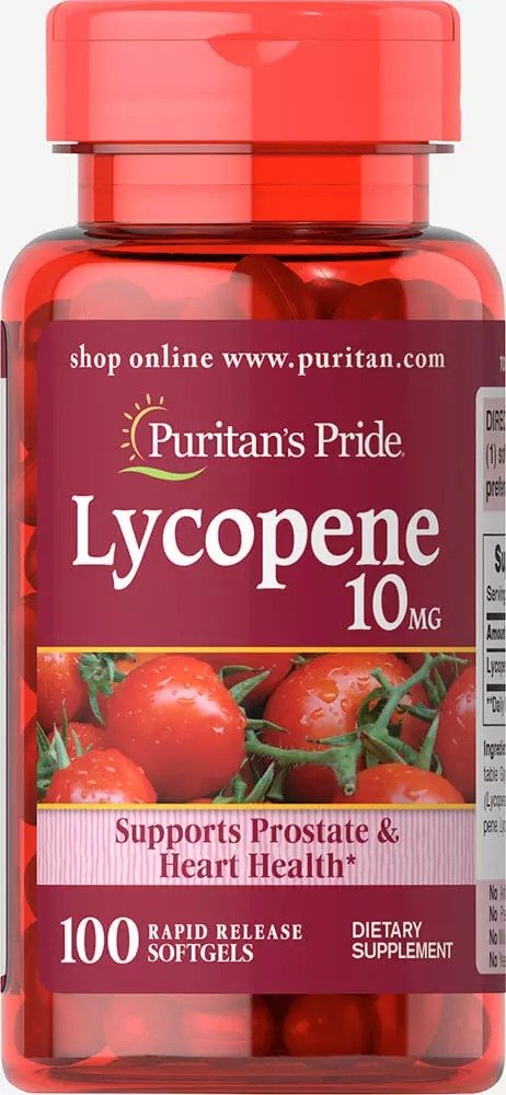 Lycopene 10 mg 100 Softgels | Top Sellers Supplements| Puritan's Pride