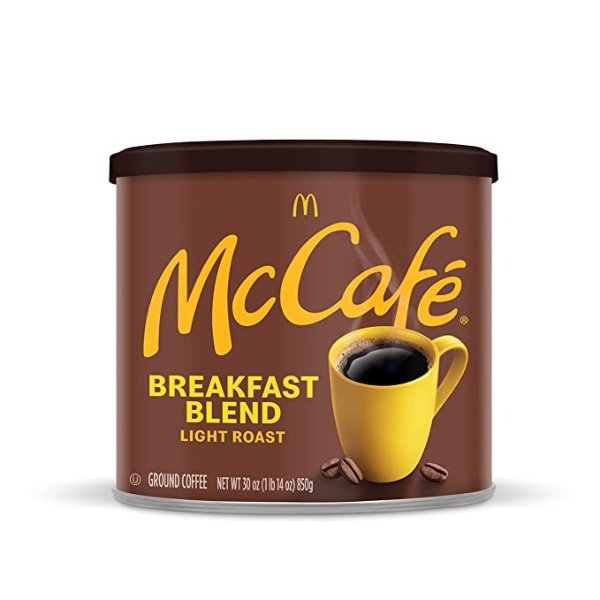 麦当劳早餐轻度烘焙咖啡粉 30oz