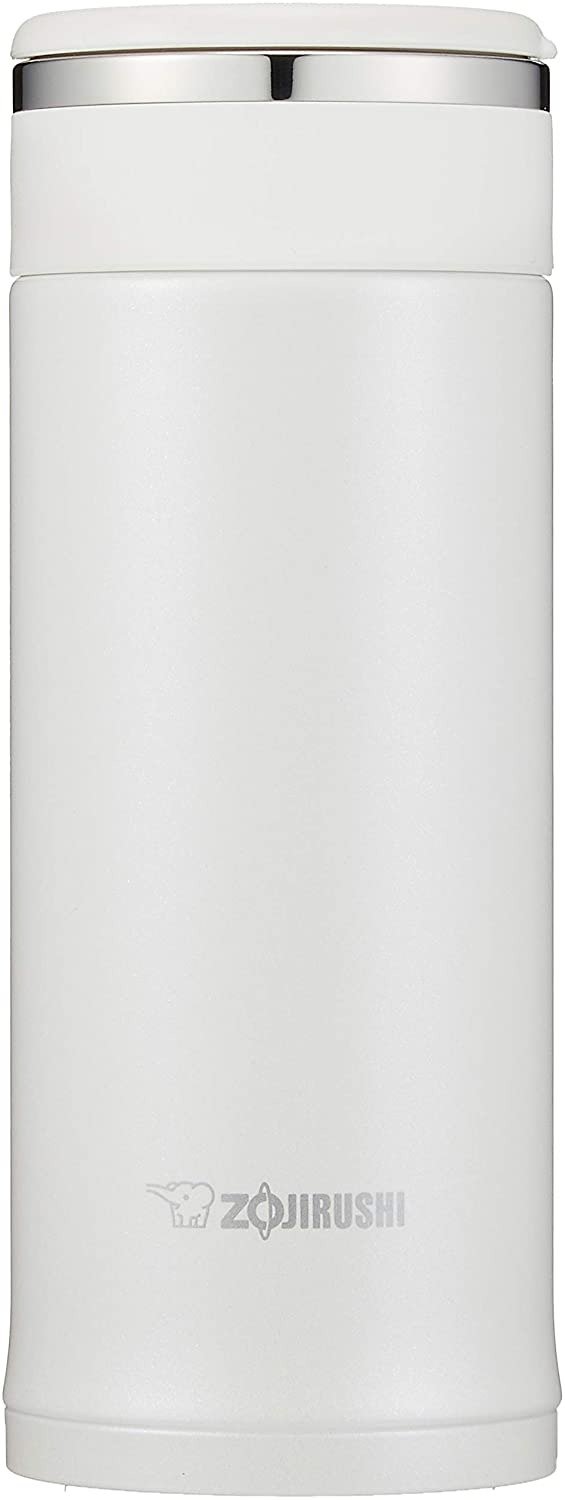 不锈钢水杯 直饮型 轻量 保温保冷杯 白色 360ml SM-JF36-WA