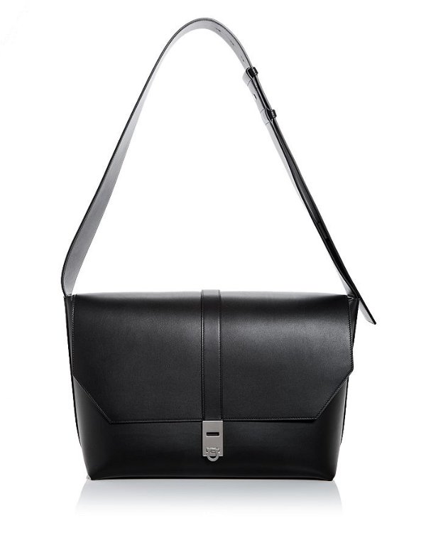 Ferragamo Raffael Leather Shoulder Bag