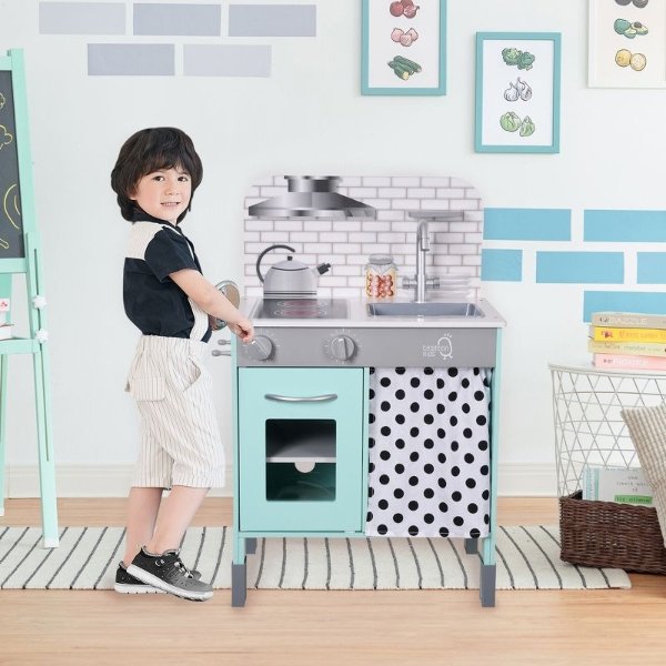 - Little Chef Philly Modern Play Kitchen - Petrol