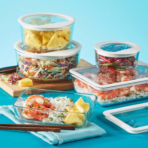 10-piece Ultimate Glass Food Storage Set