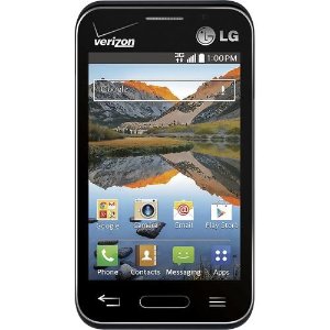 Verizon Wireless Prepaid - LG Optimus Zone 2 No-Contract Cell Phone - Black