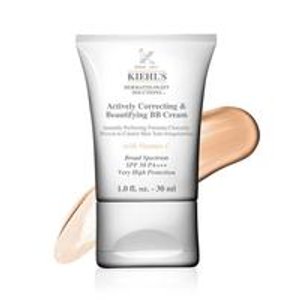 With BB Cream- Actively Correcting and Beautifying with SPF 50 PA+++ Purchase  @ Kiehl's