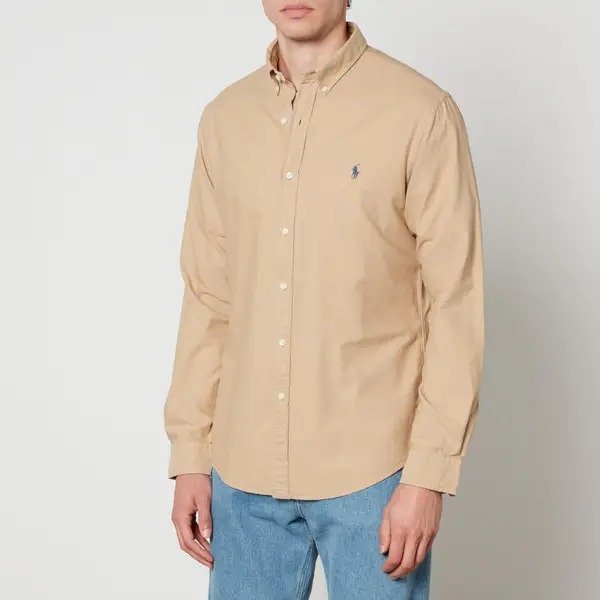 Oxford Brushed Cotton-Canvas Shirt