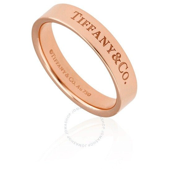 18k Rose Gold 4 MM Band Ring