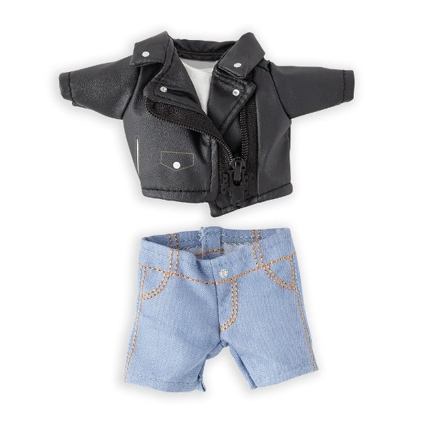 Disney nuiMOs Outfit – Black Faux Leather Jacket and Denim Pants | shopDisney