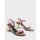Nude Chrome Heel Leather Sandals | CHARLES & KEITH