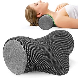 ABABGO Neck and Shoulder Relaxer, Cervical Traction Device Neck Stretcher with Magnetic Therapy Pillowcase