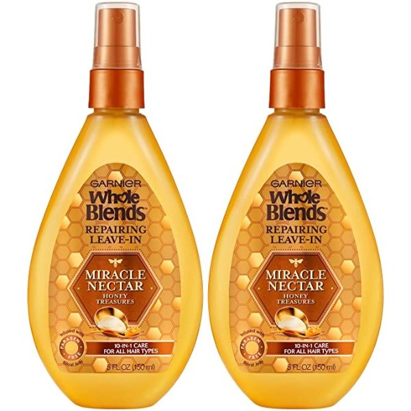 Whole Blends Honey Treasures Miracle Nectar Repairing Leave-in Treatment, 2 Count