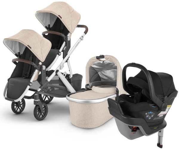 VISTA V2 双人童车 + MESA MAX 婴童安全座椅旅行套装