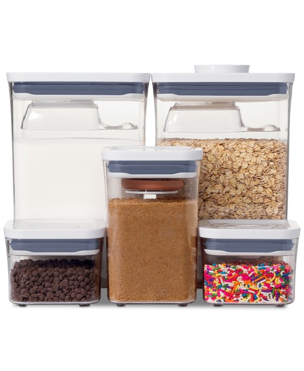 Pop Baking Ingredients 8-Pc. Storage Container Set