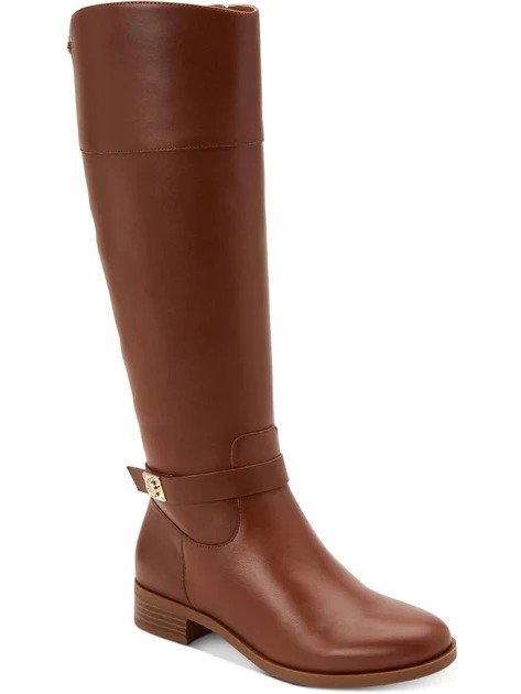 johannes womens leather tall knee-high boots
